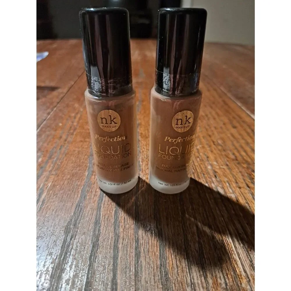 New Lot of 2 Sealed NK Makeup Perfection Liquid Foundation FFPF08 Maple